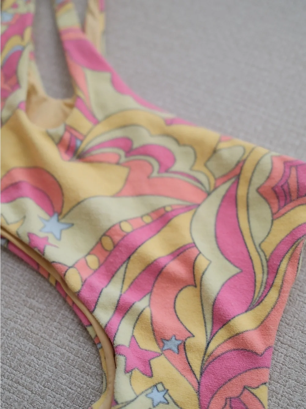Frankies Bikini Terry One Piece Swimsuit